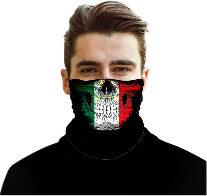 WYSUMMER Scarves Bandanas Skull Face Tube Headband, Gaiter Head Wrap Balaclava Magic Scarf Motorcycle Multi Function Headwear - Image 4
